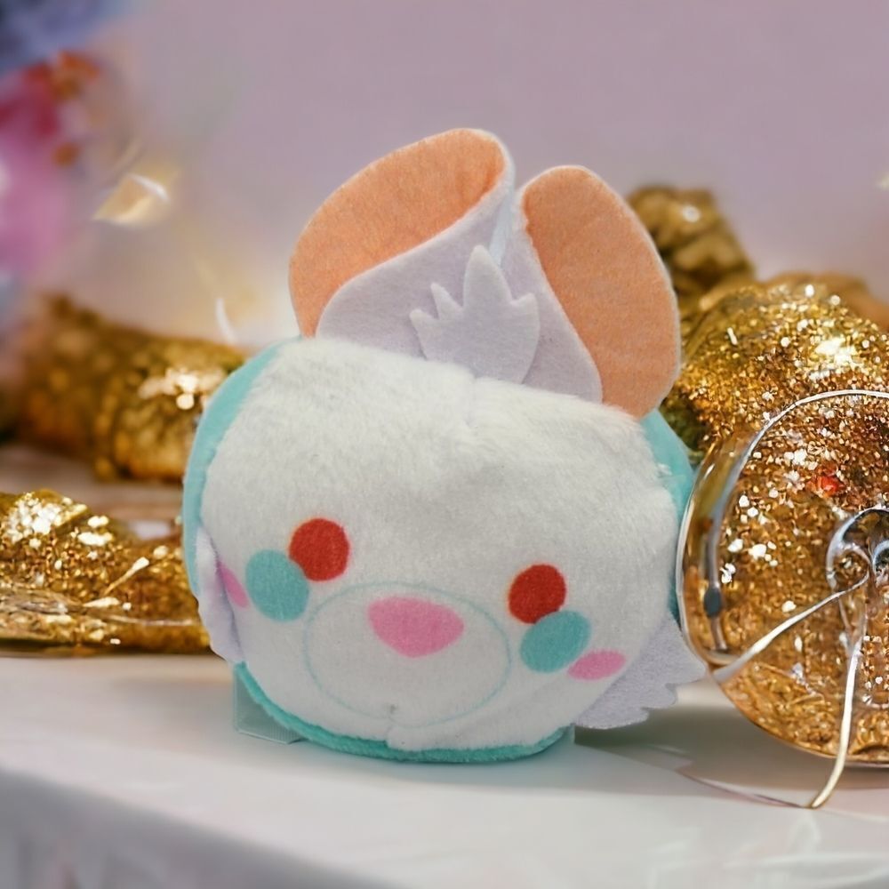 NWT DISNEY "White Rabbit" Classic Tsum Tsum Mini 3" Stackable Plush Alice Bunny